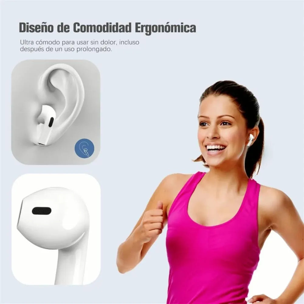 Audífonos In Ear Con Bluetooth AUT119 Blanco