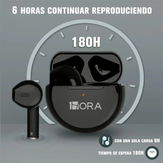 Audífonos In Ear Con Bluetooth AUT119 Negro