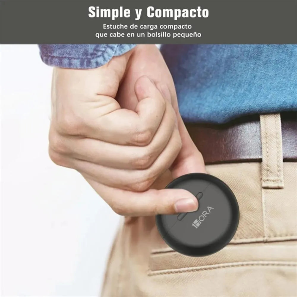 Audífonos In Ear Con Bluetooth AUT119 Negro