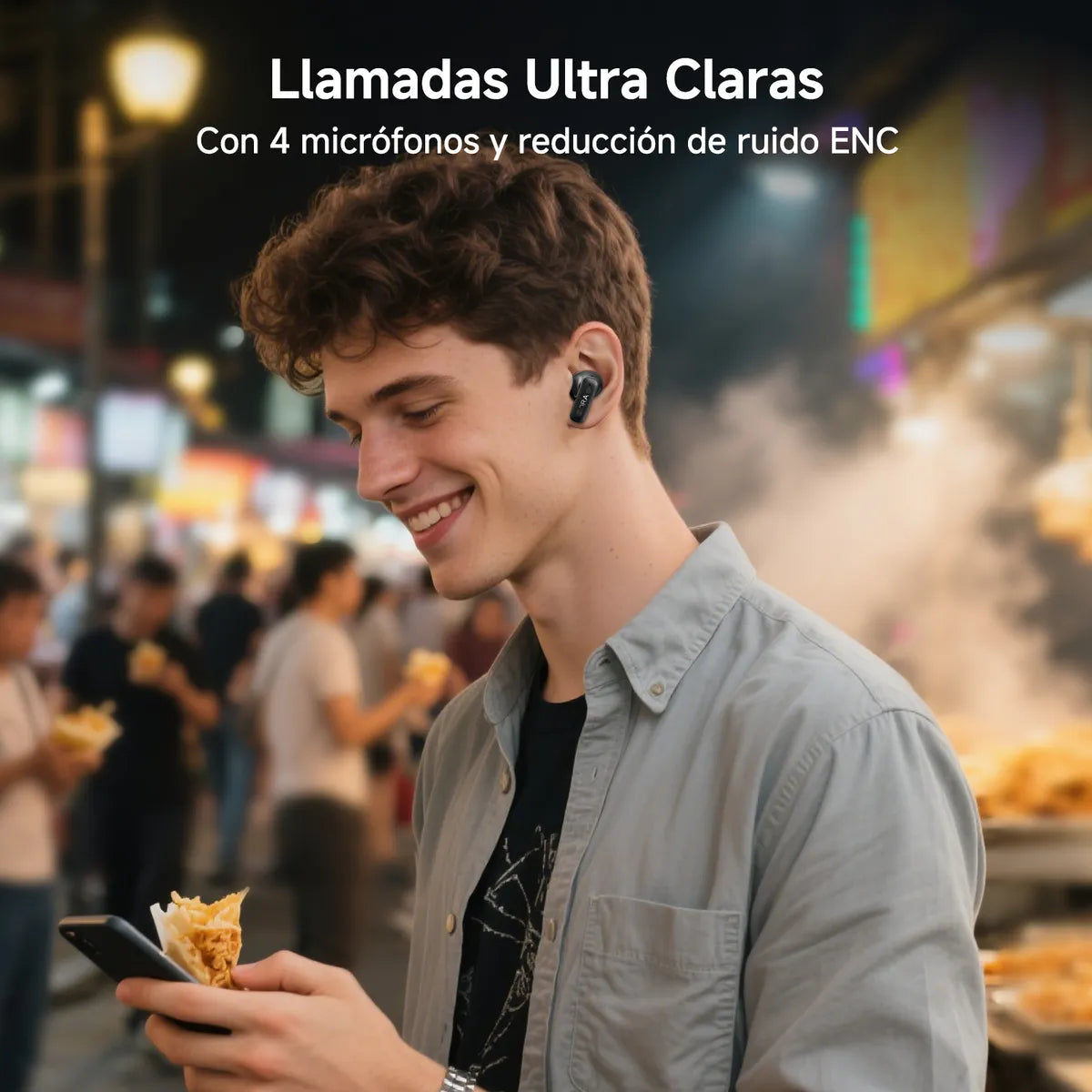 Audífonos Inalámbricos Con Cancelación de Ruido Activa AUT211N