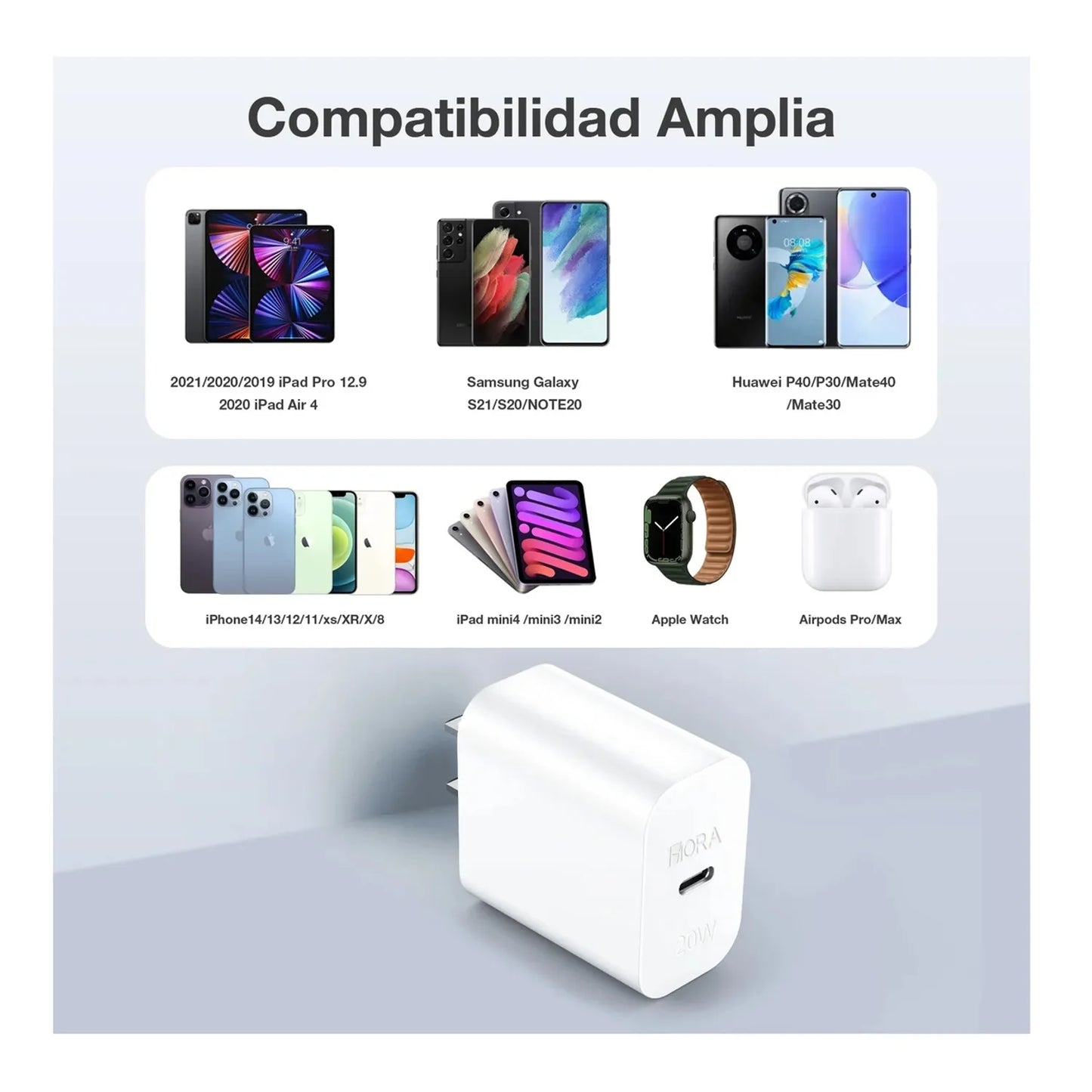 Adaptador Carga Rápida 20W Tipo C GAR152