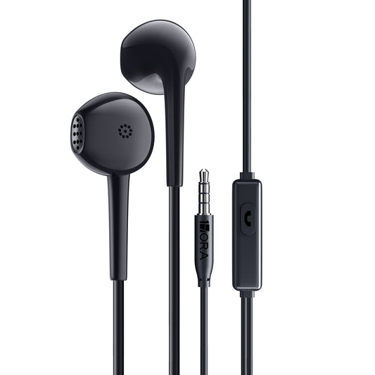 Audifonos Alambricos AUT117 Jack 3.5mm Negro