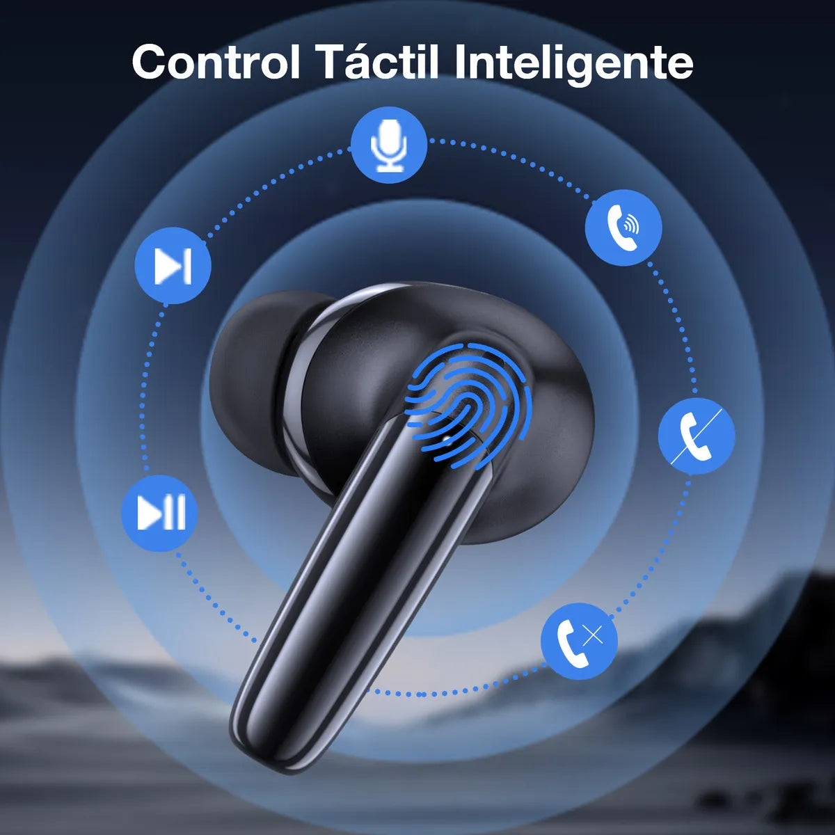 Audifonos Inalambricos AUT207 Negro