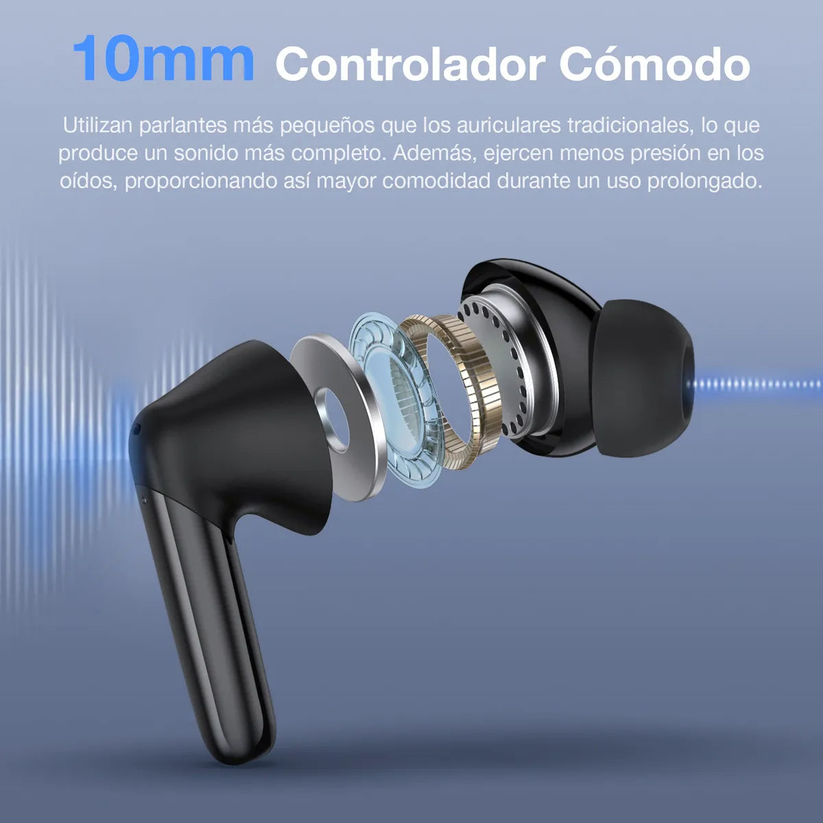 Audifonos Inalambricos AUT207 Negro