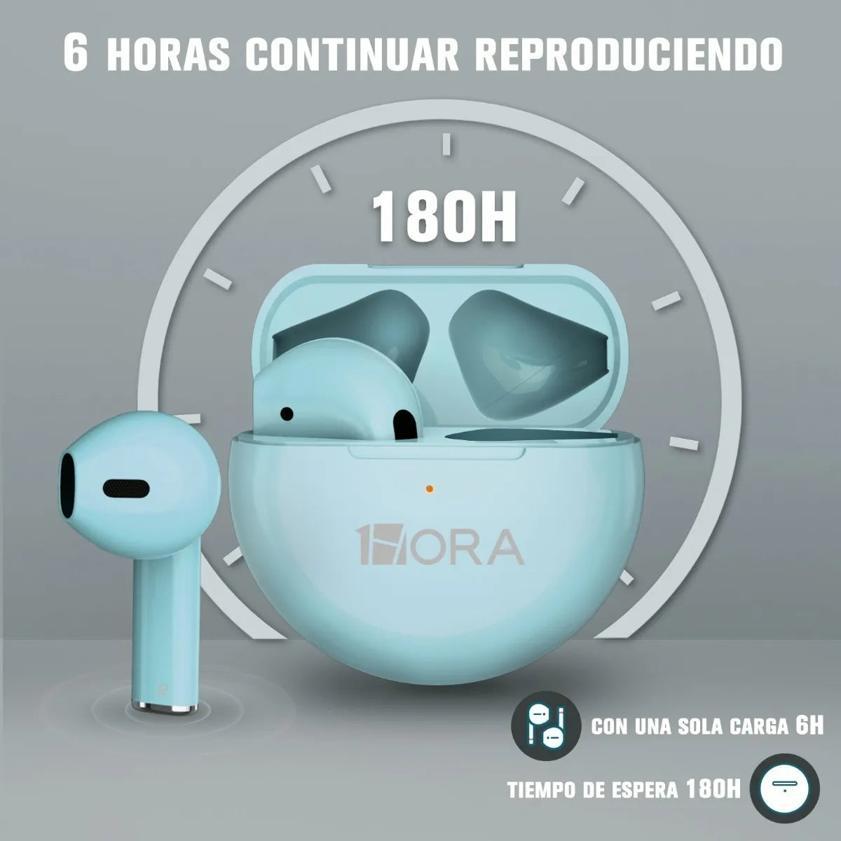 Audifonos Inalambricos AUT119 Azul