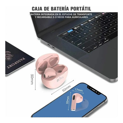 Audifonos Inalambricos AUT119 Rosa