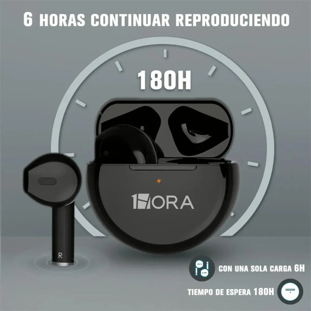 Audífonos In Ear Con Bluetooth AUT119 Negro