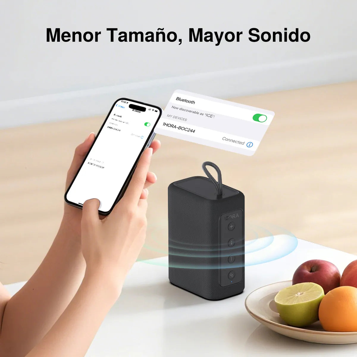 Bocina Portatil 7W BOC244 Negro