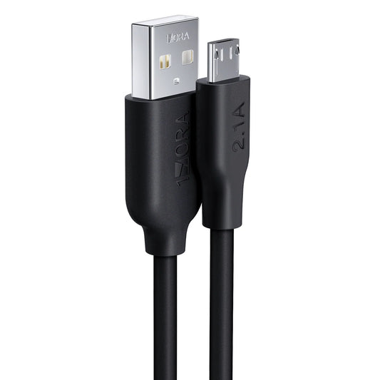 Cable 2.1A USB a V8 x 1m en Caja CAB236 Negro