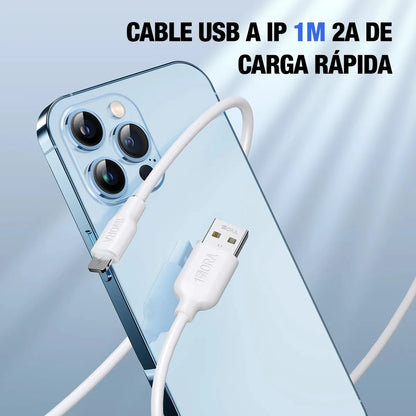 Cable 2.1A USB a Tipo IPhone x 1m en Caja CAB238