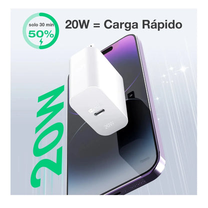 Adaptador Carga Rápida 20W Tipo C GAR152