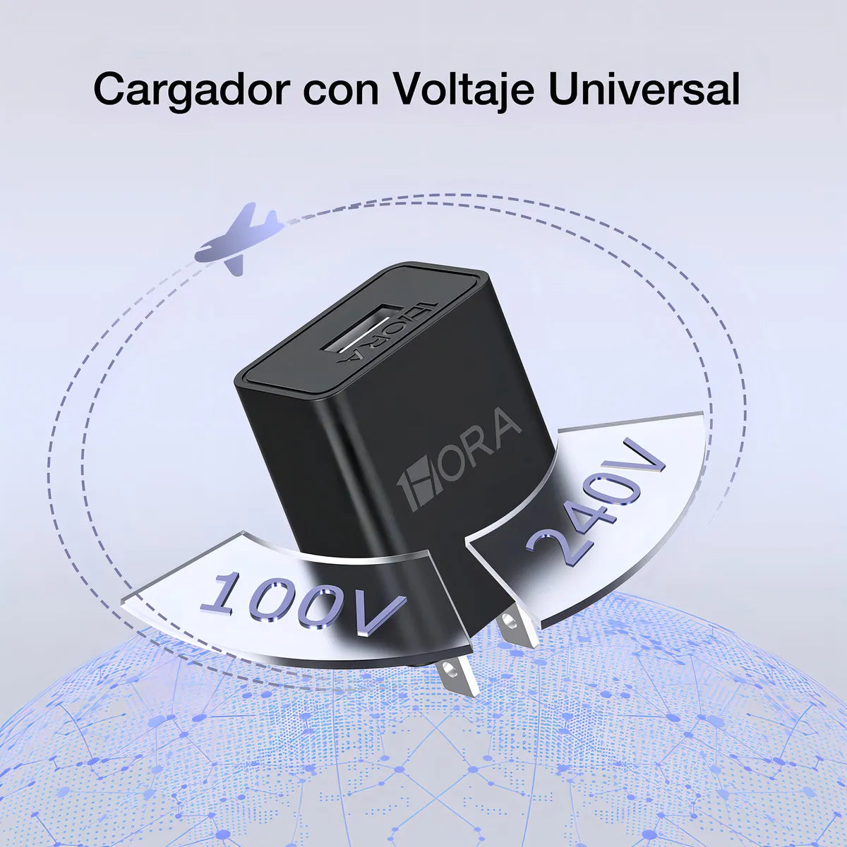 Cargador 10W USB + Cable USB a V8 x 1m GAR064