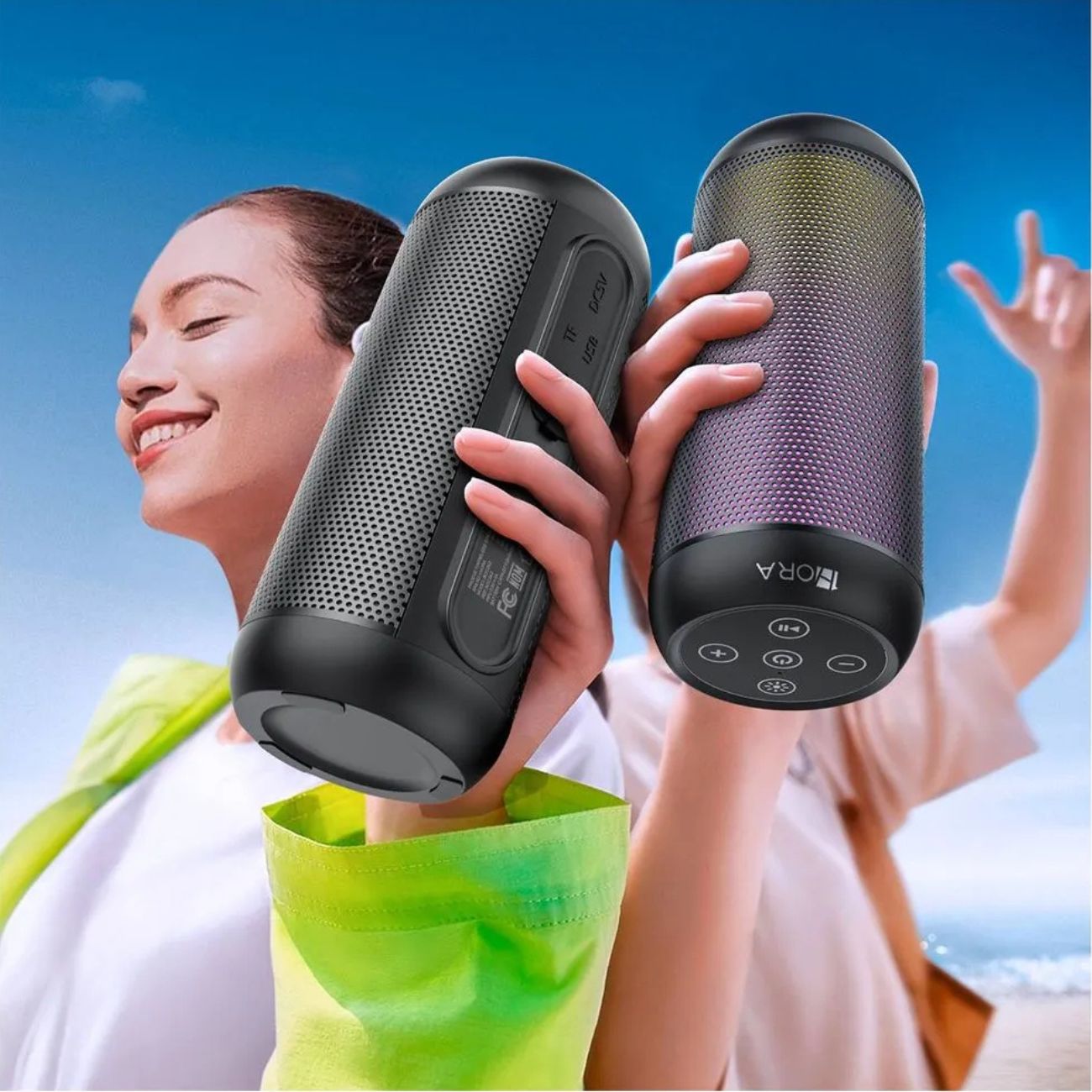 Bocina Portátil 10W BOC242 Negro