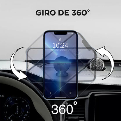 Soporte Magnético 360° Para Carro PJ093 Negro