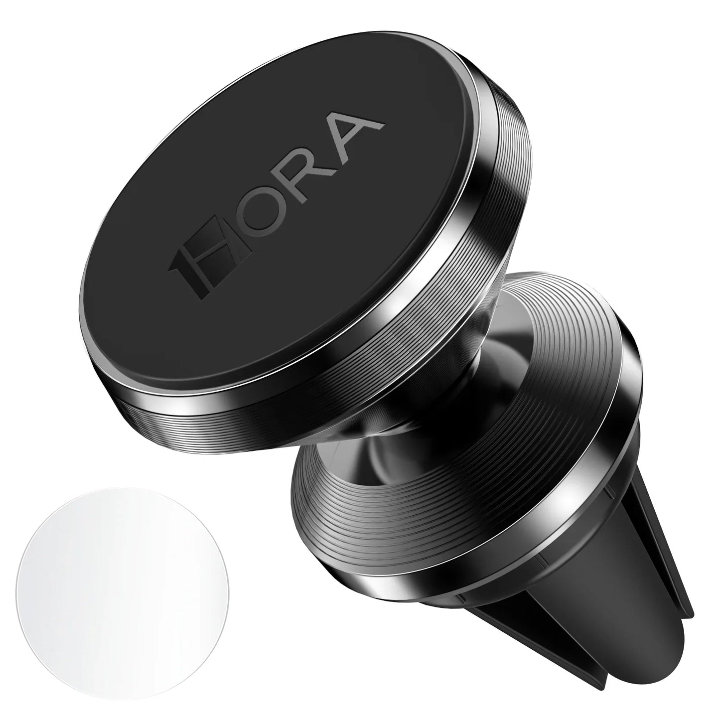 Soporte de auto para fijar en rejilla con Imán PJ033 Negro