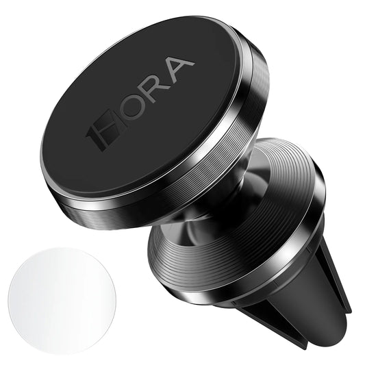 Soporte de auto para fijar en rejilla con Imán PJ033 Negro