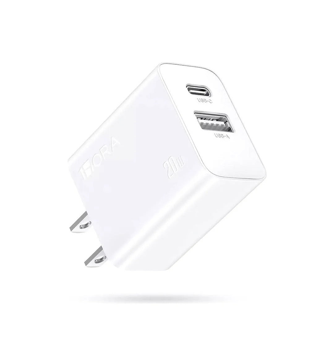 Adaptador Carga Rápida 20W Tipo C y USB GAR161