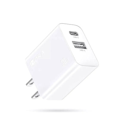 Adaptador Carga Rápida 20W Tipo C y USB GAR161